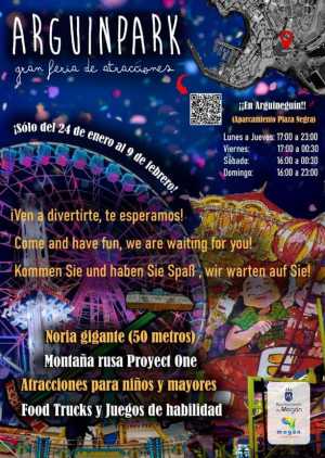 Arguineguín acoge una gran feria de atracciones del 24 de enero al 9 de febrero