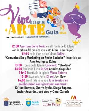 La Feria Cultural Juvenil ViveArte Guía llenará este sábado el frontis de la Iglesia de música, creatividad y talento joven