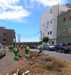 El barrio de Cánovas del Castillo, incluido en el circuito de jornadas intensivas del servicio de limpieza