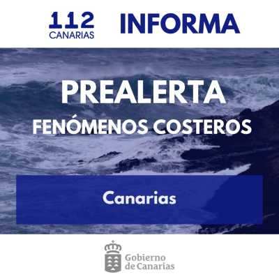 El Gobierno de Canarias declara la situación prealerta por fenómenos costeros en el archipiélago