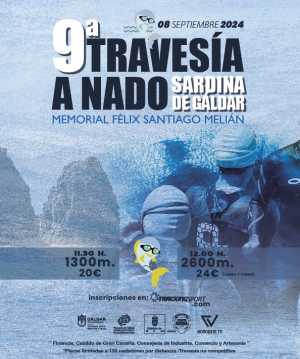 Abiertas las inscripciones de la IX Travesía a Nado Sardina de Gáldar – Memorial Félix Santiago Melián