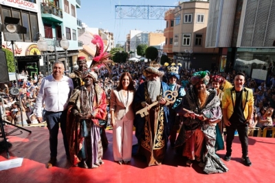 Los Reyes Magos ya han llegado a Telde y en la tarde de este jueves recorren San Gregorio en la cabalgata