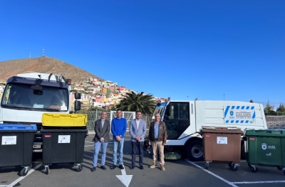 El Ayuntamiento de Guía refuerza su flota con una nueva barredora para la limpieza de los barrios