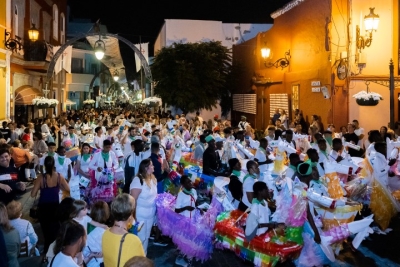 Los caballitos de fuego, el volcán anunciador y Edwin Rivera, protagonistas el sábado de las Fiestas Mayores