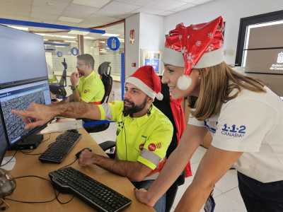 El 112 Canarias gestionó esta Nochebuena un 9,4% menos de incidentes que los atendidos el año pasado