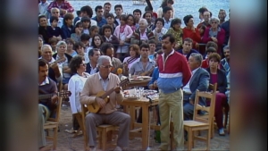 Históricas imágenes, este domingo, en Tenderete (1985)