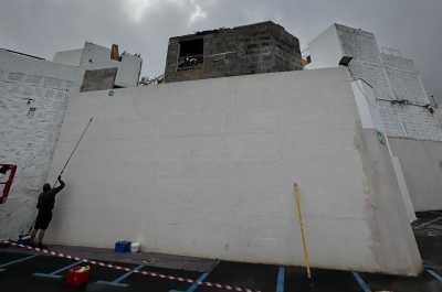 Comienza la elaboración de un nuevo mural en La Quinta
