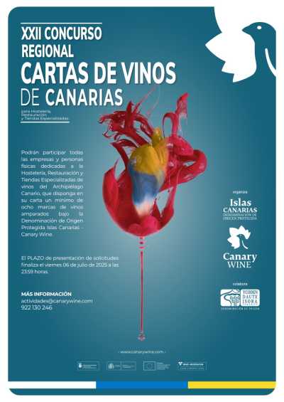 Convocado el XXII Concurso Regional de “Cartas de Vinos de Canarias” para Hostelería, Restauración y Tiendas Especializadas