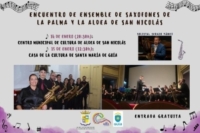 La Casa de Cultura de Guía acoge este domingo un concierto de jóvenes saxofonistas