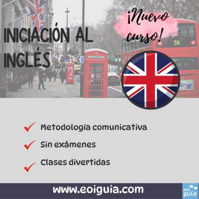 Nuevo curso de Iniciación al Inglés a partir del 3 de febrero en la Escuela Oficial de Idiomas de Santa María de Guía