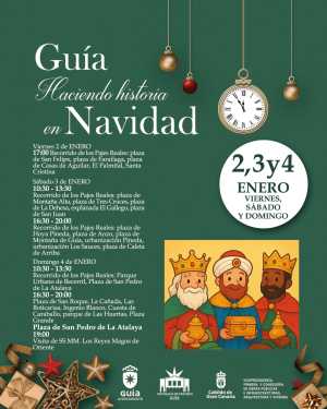 El Paseo Real de los Pajes de Sus Majestades de Oriente recorrerá desde mañana viernes hasta el domingo todos los barrios de Guía