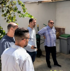 Juan Antonio Peña y Juan Pablo Rodríguez trazan una maratón de visitas por los centros educativos del municipio