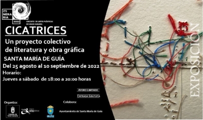 La Casa de la Cultura de Guía acoge la exposición colectiva  ‘Cicatrices’