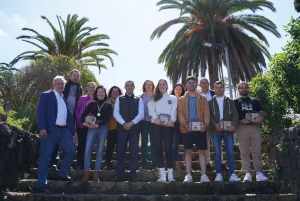 El alumnado de FP de la ECA de Tacoronte logra tres oros en Jardinería, Floristería y Forestales en Canarias Skills 2024