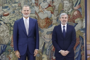 Clavijo traslada a Felipe VI su “preocupación creciente” por “falta de respuesta efectiva” en política migratoria