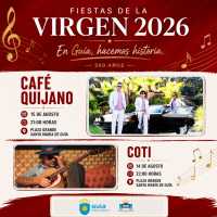 Café Quijano y Coti serán los platos fuertes musicales de las fiestas patronales de La Virgen en Guía
