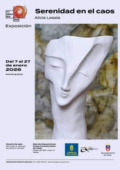 La artista Alicia Lasala invita a la reflexión interior con la exposición ‘Serenidad en el caos’ en Telde