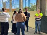El alcalde atiende las demandas del CEIP Amelia Vega