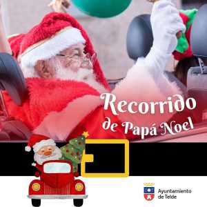 El esperado Papá Noel da a conocer su ruta por los barrios de Telde