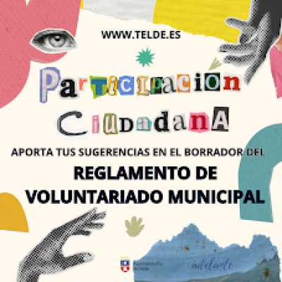 Telde publica el borrador del Reglamento del Voluntariado Municipal para que la ciudadanía aporte sus sugerencias