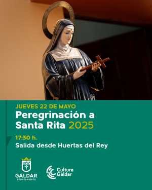 Gáldar peregrina a Anzo este jueves con motivo de la festividad de Santa Rita