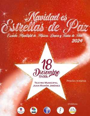 La Escuela Municipal de Música, Danza y Teatro de Telde ilumina el Teatro Municipal con ‘Navidad es estrella de paz’