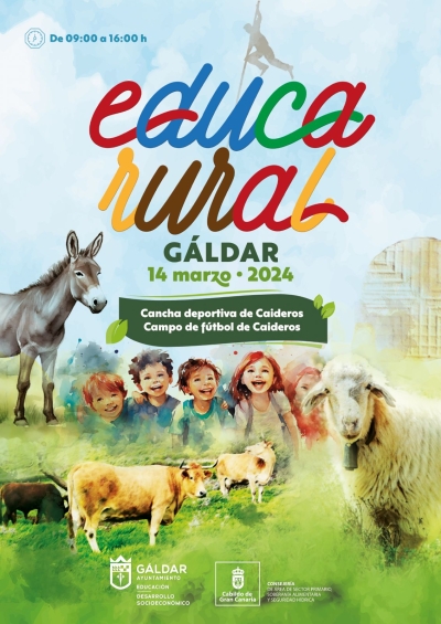 Caideros acoge el jueves un encuentro con más de 300 alumnos y alumnas del municipio para fomentar la educación rural