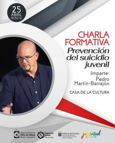 La Villa de Moya ofrece una charla sobre la prevención del suicidio juvenil