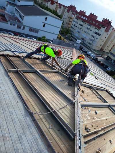 El techo del Pabellón de San Fernando gana en seguridad contra la lluvia
