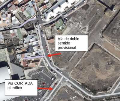 Corte temporal de la calle Ramón y Cajal por obras de urbanización