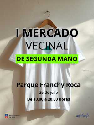 San Gregorio acoge este sábado el I Mercado Vecinal de Segunda Mano