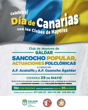 Los Clubes de Mayores celebran el Día de Canarias con un gran sancocho popular y actuaciones folclóricas