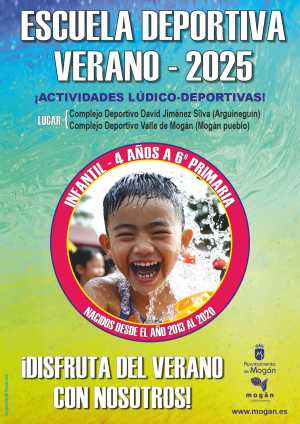 La Escuela Deportiva de Verano de Mogán abre inscripciones el 12 de mayo