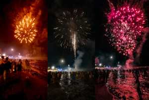 La magia de la Noche de San Juan  impregna la playa de Mogán