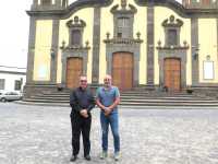 El Ayuntamiento apoya a la parroquia de Santa María de Guía para facilitar la asistencia de los feligreses al encuentro con el papa León XIV en Gran Canaria