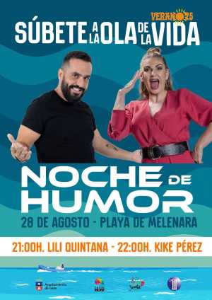 ‘Subéte a la ola de la vida’ inunda Melenara de risas con Lili Quintana y Kike Pérez