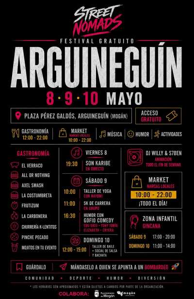 Arguineguín acoge el festival gratuito Street Nomads del 8 al 10 de mayo