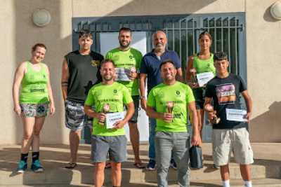 Entrega de trofeos de la IV Liga de Pádel de la Sociedad de Promoción y Desarrollo Santa María de Guía