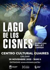 El Centro Cultural Guaires acogerá el 30 de noviembre el ballet clásico 'El Lago de los Cisnes'
