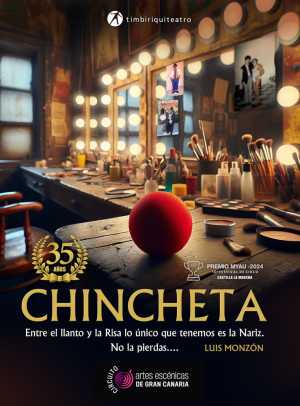 El Teatro Hespérides acoge este viernes el espectáculo ‘Chincheta, 35 años más canario que el plátano’