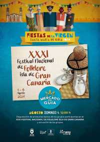 El XXXI Festival Nacional de Folklore  Isla de Gran Canaria se traslada este domingo al Mercado de Guía