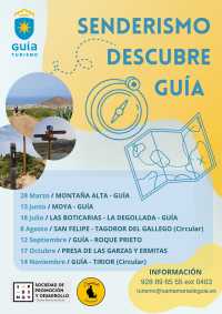 El Ayuntamiento impulsa el turismo de naturaleza con el programa de senderismo “Descubre Guía”