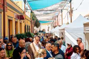 La Aldea saborea un lleno absoluto en la primera jornada de la Feria Europea del Queso
