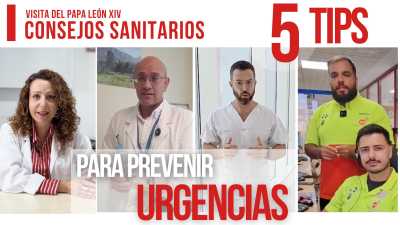 Sanidad recuerda las recomendaciones saludables para la ciudadanía que acuda a los actos del papa León XIV