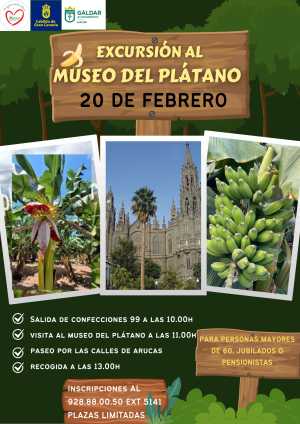 El proyecto Envejecimiento Activo organiza una excursión al Museo del Plátano