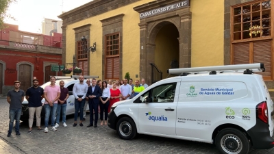 El Servicio Municipal de Aguas incorpora a su flota de vehículos dos furgonetas eléctricas