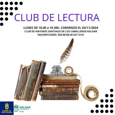 El proyecto ‘Envejecimiento Activo’ organiza un taller de Club de Lectura a partir de noviembre