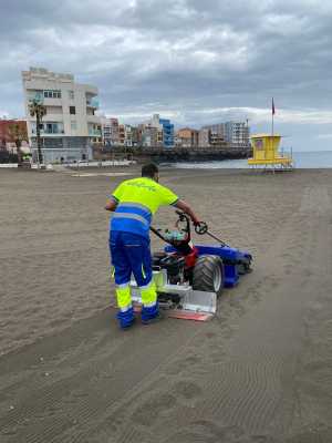 Telde invierte 70.000 euros en nueva maquinaria de limpieza de playas