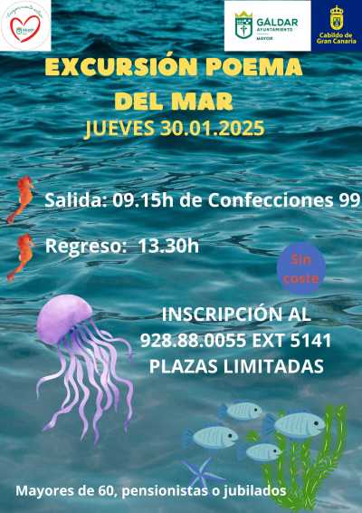 El proyecto Envejecimiento Activo organiza una visita a Poema del Mar