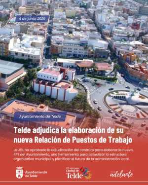 Telde adjudica la elaboración de su nueva Relación de Puestos de Trabajo, un avance histórico para la plantilla municipal